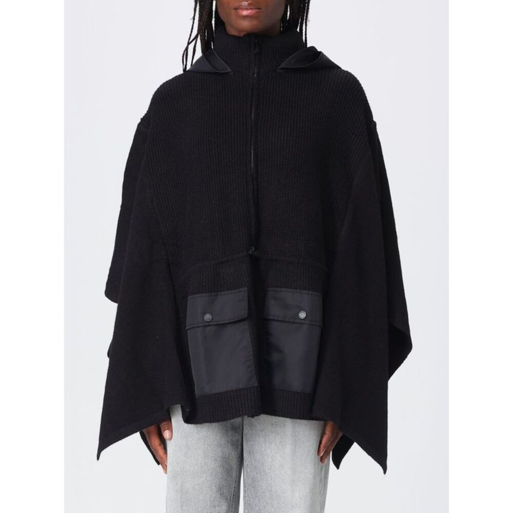 Twinset Women Short Jersey Cape Twinset With Hood And Waist Drawstring